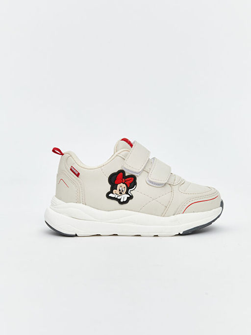 Minnie Mouse Bask?l? C?rt C?rtl? K?z Bebek Spor Ayakkab?