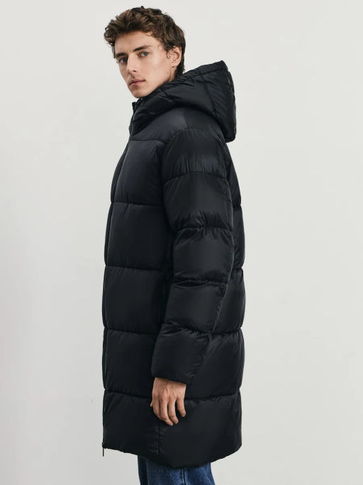 Длинный пуховик с водоотталкивающим эффектом / Zarina