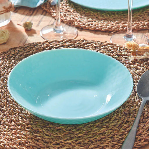PAMPILLE TURQUOISE Тарелка суповая 20см, арт.Q4650 ВЫВОД
