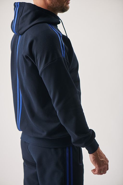 Спортивный костюм М-3118: Тёмно-синий / Электрик - Relay фото 5