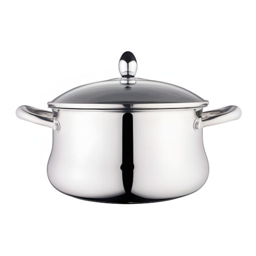 Кастрюля 4,4 л со стеклянной крышкой 22см. арт.ВС-2138