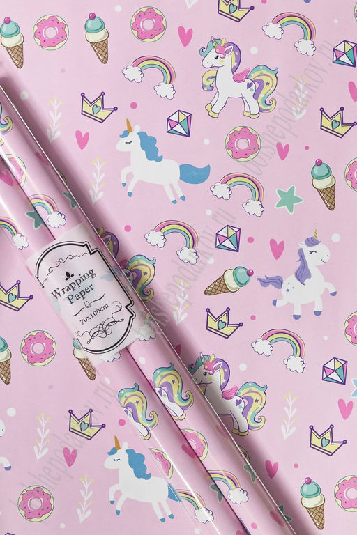 Бумага упаковочная 70*100 см (2 шт) SF-7588, №95