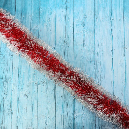 Цена за 10 шт. Мишура иней d-9 см2 м микс цвета - Зимнее волшебство фото 2