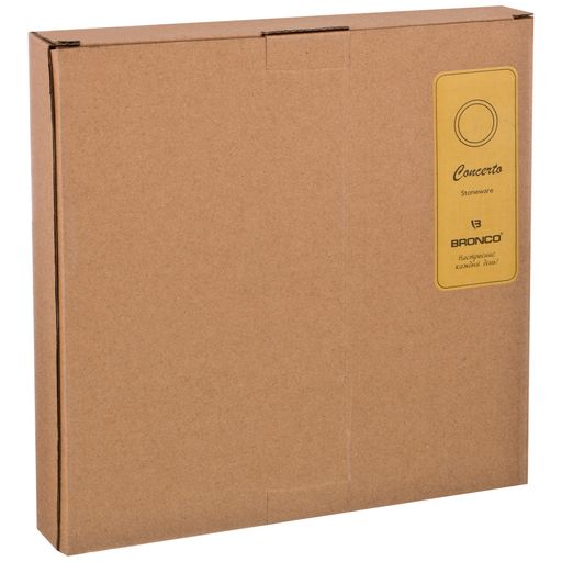 ТАРЕЛКА ОБЕДЕННАЯ CONCERTO ДИАМЕТР 26 СМ РОЗОВЫЙ (КОР=8ШТ.) - Bronco фото 3