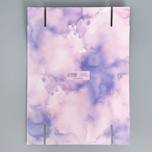 Цена за 5 шт. Кондитерская упаковка, коробка для макарун с пластиковой крышкой, «Подарок для тебя», 18 х 12 х 3.5 см