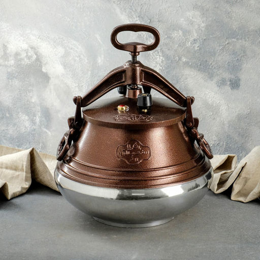 Казан (скороварка) 12,0 л Афганский, с ручками, двухцветный