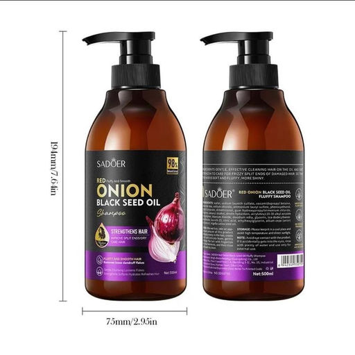 Шампунь с маслом лука и черных семян против перхоти 500мл