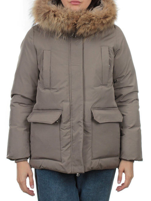7368 GRAY/GREEN Куртка зимняя женская (200 гр. холлофайбер) - Fashion фото 3