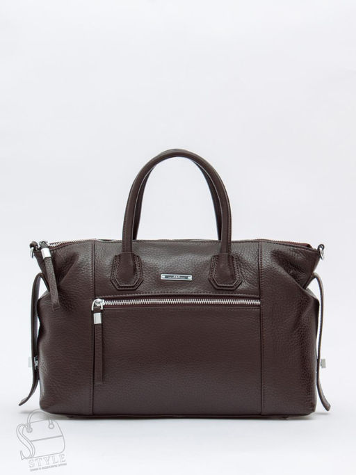 Сумка женская кожаная 1061C coffee Polina&Eiterou