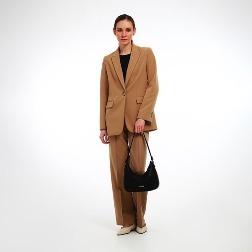 Сумка женская TEXTURA, багет, маленький размер, цвет чёрный  фото 11