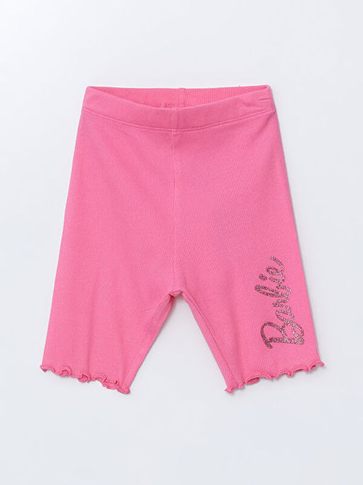 Beli Lastikli Barbie Bask?l? K?z ?ocuk Tayt 2li