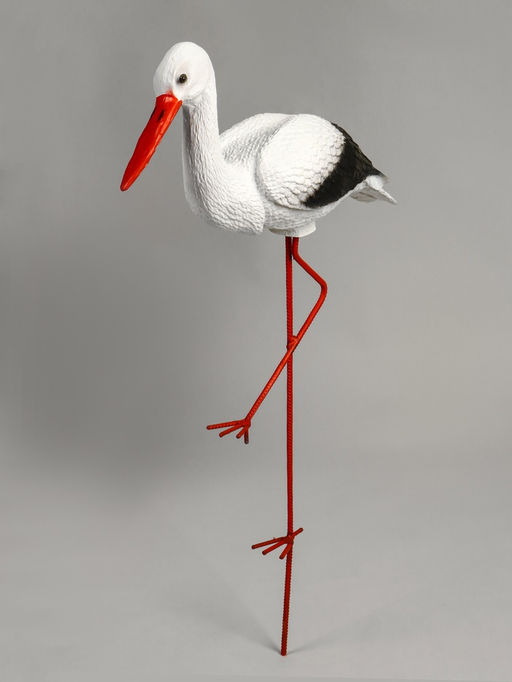 Садовая фигура из полистоуна «Аист», 75×51×17 см