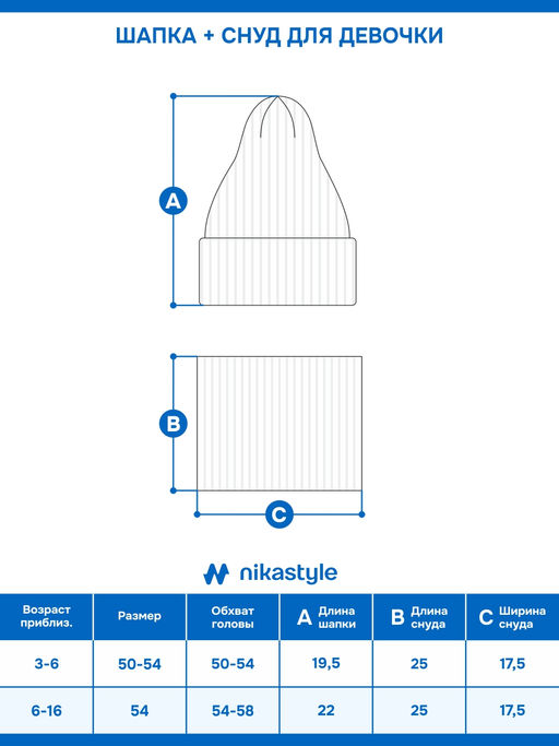 Комплект шапка и снуд 12з17725 цикламен