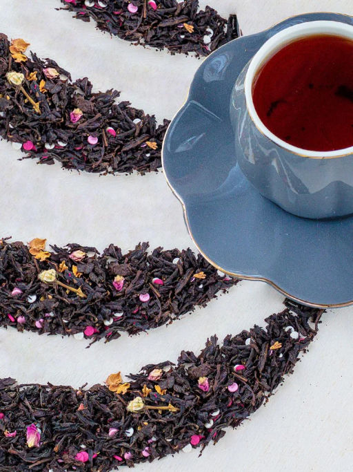 Черный ароматизированный чай GRUNBERG LITE  Клубничный джаз   фото 8