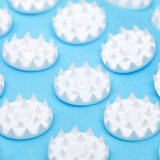 Аппликатор «Кузнецова», 384 колючки, спанбонд, 50×75 см, голубой.