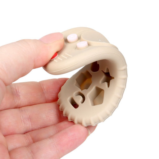 Прорезыватель Крошка Я «Пульт», 10 см, бежевый