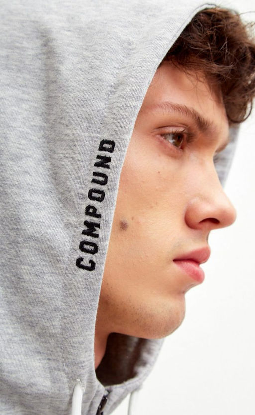 Толстовка F1110502 grey melange