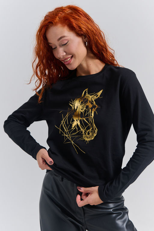 8574 футболка с дл.рукавом унисекс