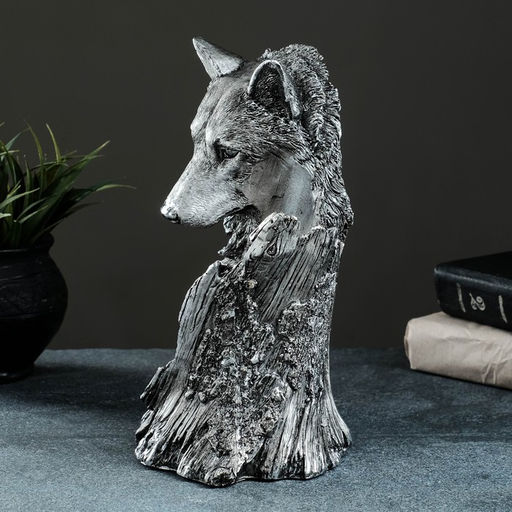 Подставка под бутылку «Волк», 25×17×13 см, под сталь