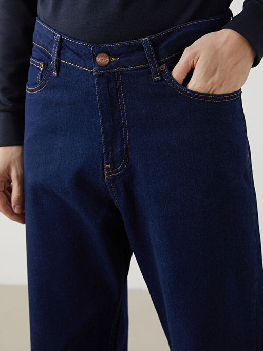 Loose Fit Erkek Jean Pantolon