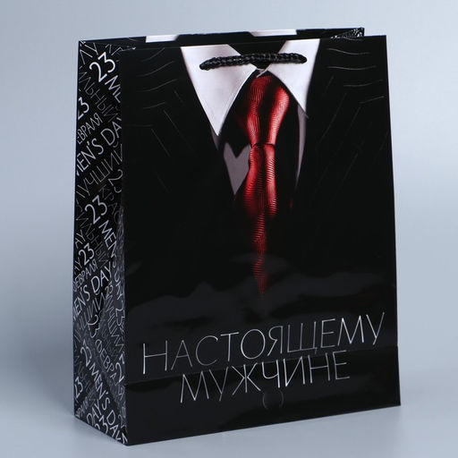 Цена за 2 шт. Пакет подарочный ламинированный, упаковка, С 23 февраля, ML 21?25?8 см