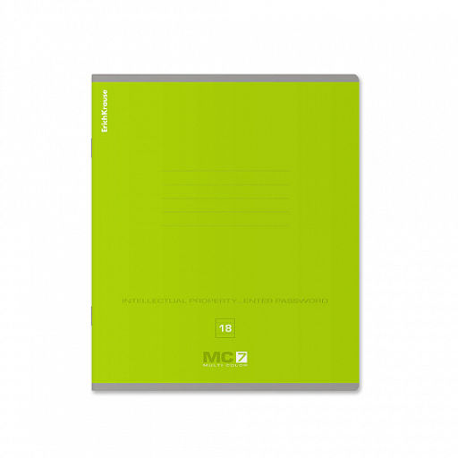 Цена за 10 шт. Тетрадь школьная ученическая ErichKrause MC-7 ассорти, 18 листов, линейка (в плёнке по 10 шт.)_MIX-PACK  фото 7