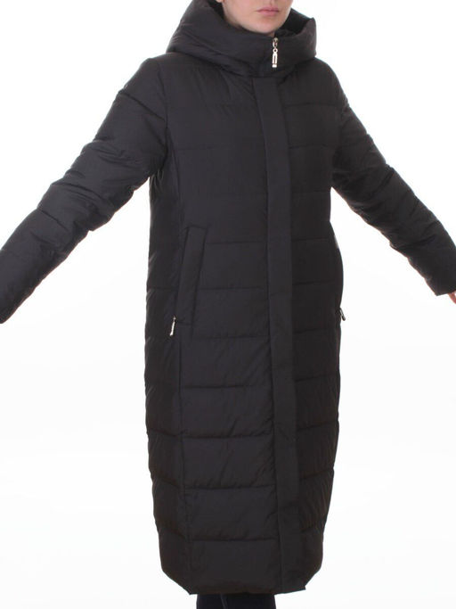 2037 DK. GRAY Пальто зимнее женское (200 гр. холлофайбер) - Fashion фото 3