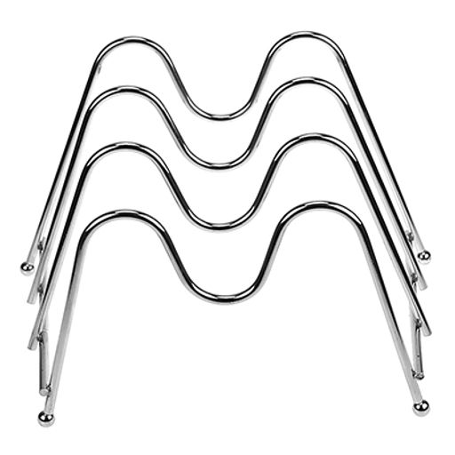 Подставка для крышек хромированная 21,5х14х13,5см s4мм (Китай) - Домашняя мода фото 2