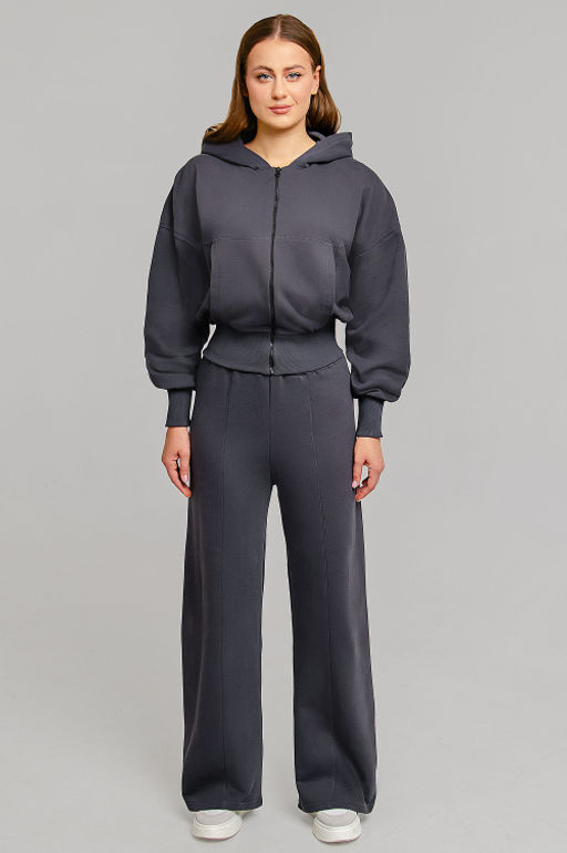 Арт. 2539 Костюм женский с брюками 42-48 (4 шт) Цвет:графит - Калинка фото 15