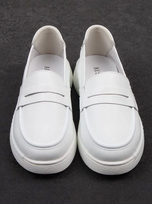 06-YE290-2 WHITE Туфли женские (натуральная кожа)