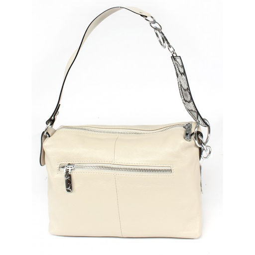 Сумка женская натуральная кожа GU 2033-3788, 1отд, плечевой ремень, бежевый SALE 261559 - Adelia фото 7