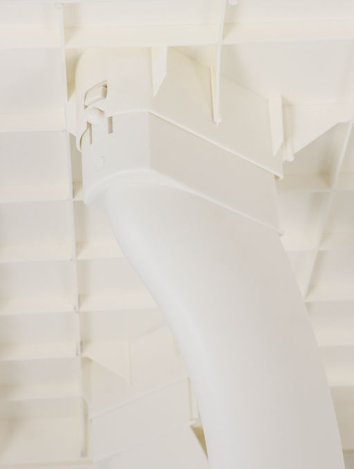 Стол садовый «Атлант», 80×80×76.5 см, квадратный, пластиковый, белый