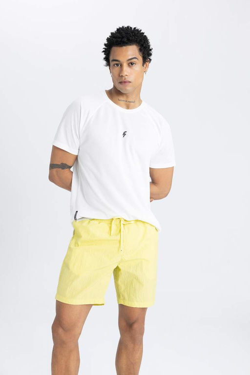 DeFactoFit Короткие шорты для плавания стандартного кроя с принтом  фото 4