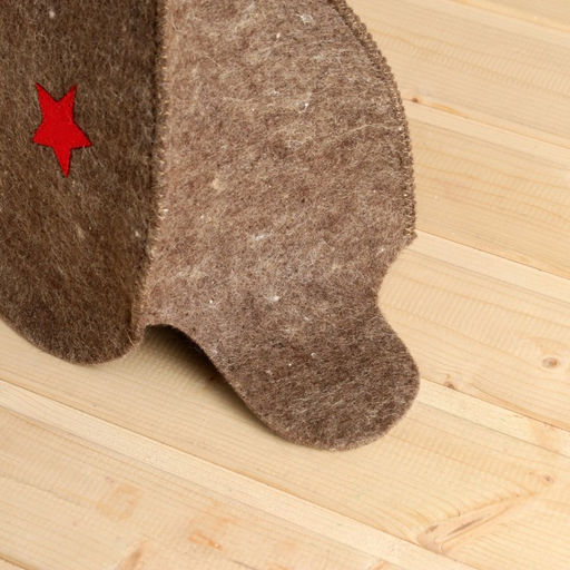 Шапка для бани Буденовка темная, МИКС - Добропаровъ фото 2