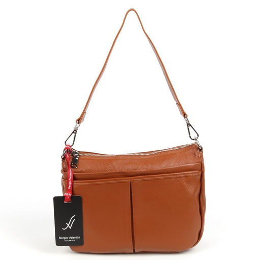 Женская кожаная сумка Sergio Valentini SV-8626 Натуралс  фото 2