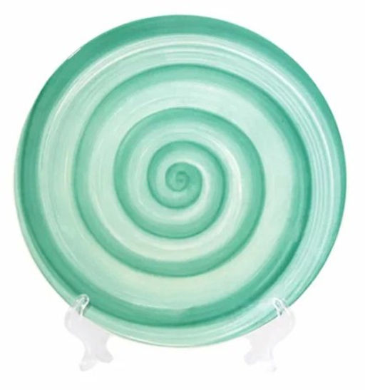 Тарелка Аэрограф Зеленый 20 см арт.MFK20427 /МФК/