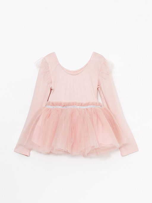 Bisiklet Yaka Uzun Kollu K?z ?ocuk Kost?m - Waikiki фото 2