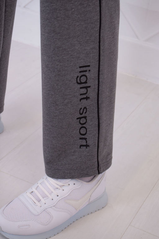 Арт. 6395 Брюки мужские 50-58 (5 шт) Цвет:серый меланж - Идеал фото 4