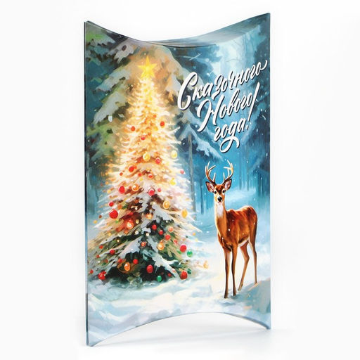 Цена за 5 шт. Коробка новогодняя складная фигурная Олень, 11 х 8 х 2 см - Дарите счастье фото 2