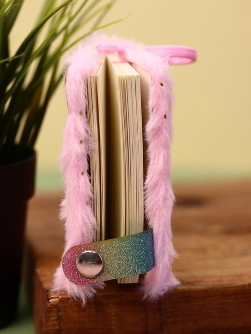 Блокнот плюшевый Cat, gently pink - I likegift фото 8