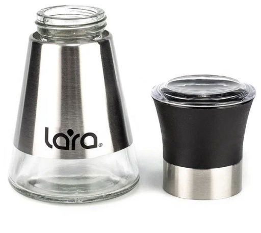 Мельничка для перца 100мл, сталь + пластик (LR08-70) /LARA/  фото 5