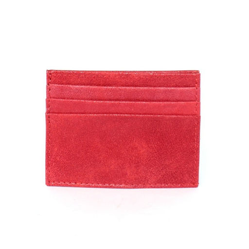 Визитница-кардхолдер Croco-ВК-215-1 н/к, 1отд, 3карм, рубин крек (216) 260905  фото 2