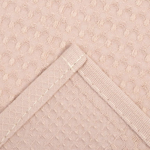 Набор кухонных полотенец Доляна, цвет коричнево-серый, 35х60см-2шт, 100% хл, вафля, 220 гр/м2  фото 4