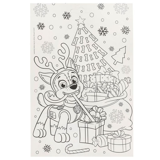 Аппликация фольгой на новый год «Щенячий патруль», набор для творчества