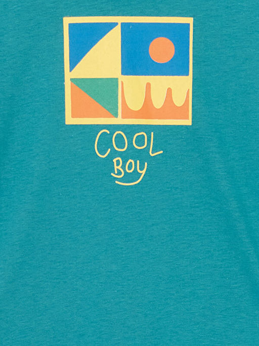 Bask?l? Erkek Bebek Ti??rt - Waikiki фото 2