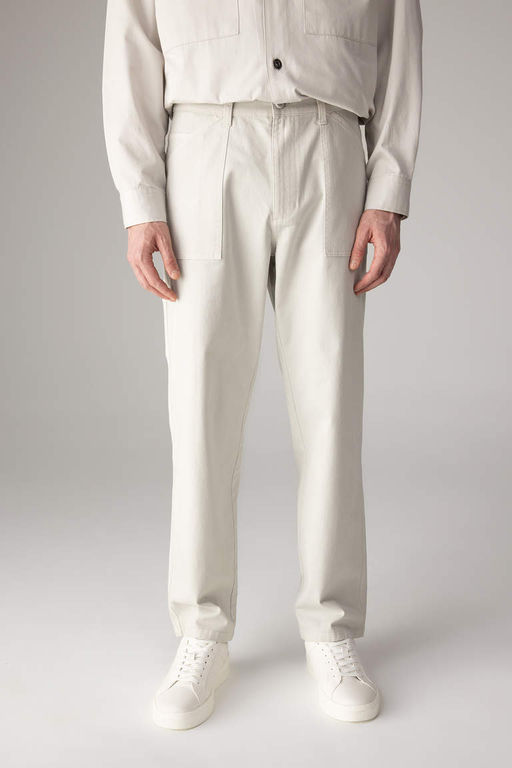 Брюки прямого кроя из габардина прямого кроя - Defacto фото 3