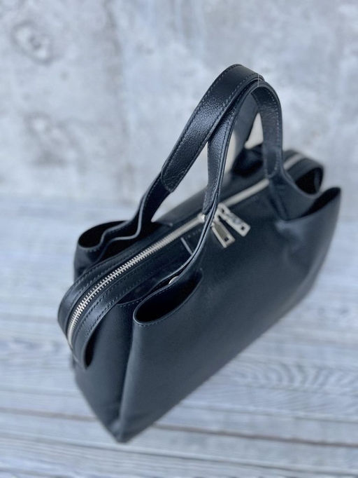 Женская кожаная сумка тоут 3120 Блек