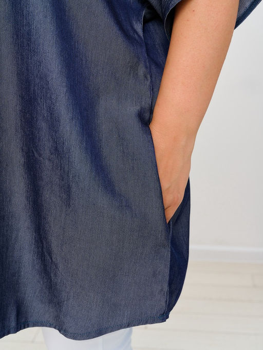 Туника женская MR018SS3 d.blue - Maxroses фото 6