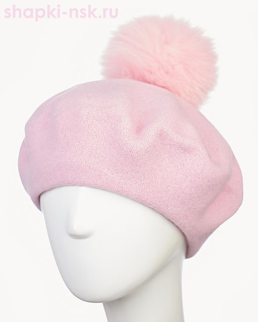 Берет фетр флис Помпон 115 Берет женский флис (58-59) - Tonak фото 10