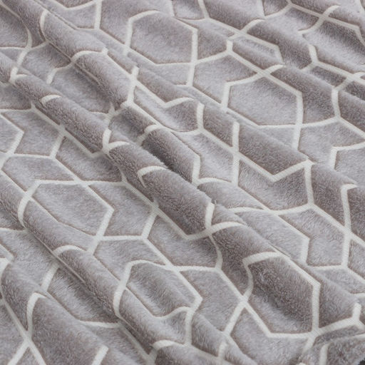 Плед светящийся в темноте Этель Геометрия 200*220 см,100% п/э, корал-флис 220 гр/м2  фото 3